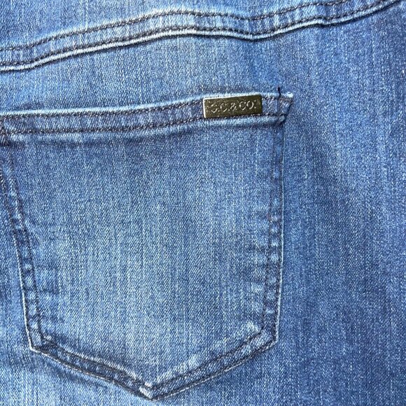 S.C. & Co. Women's XXL Pull-On Stretch Denim Skort With Built-In Shorts - Picture 9 of 9